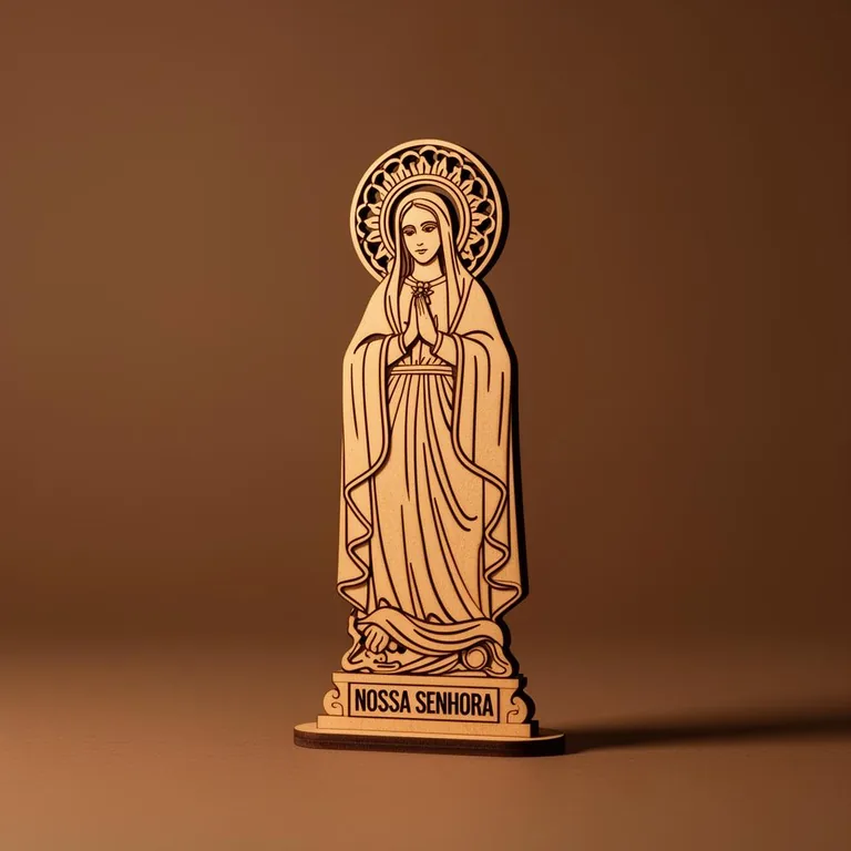 Pacote De Vetores Nossa Senhora Para Corte A Laser E Cnc