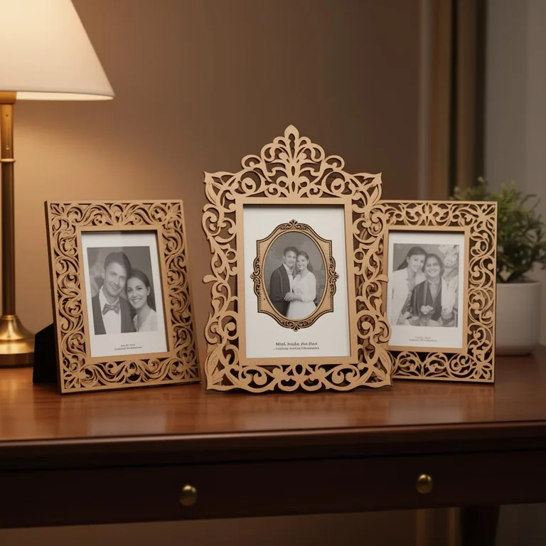 Pacote Arquivos Vetores Porta Retrato Mdf Corte Laser+brinde