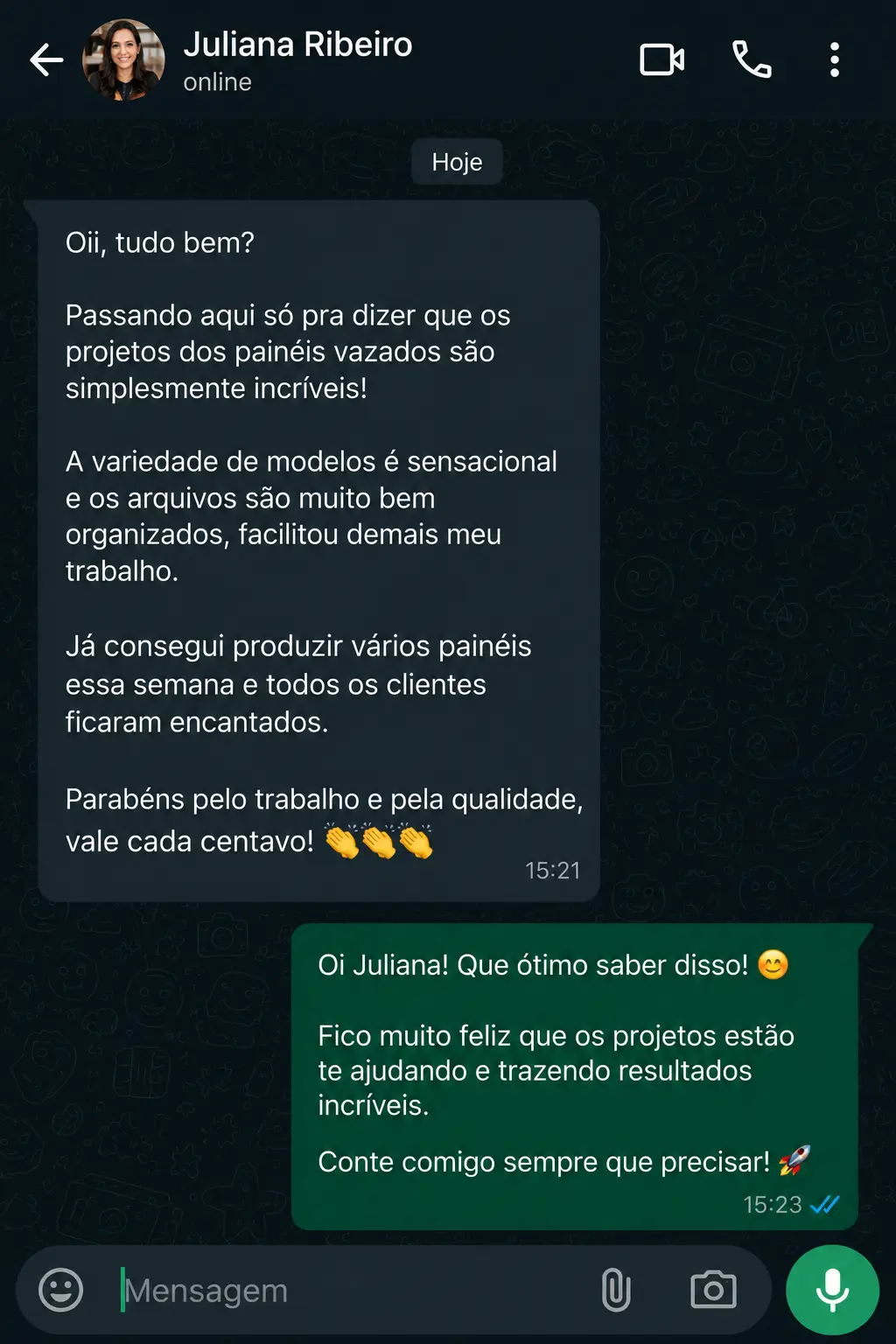 Depoimento WhatsApp 02